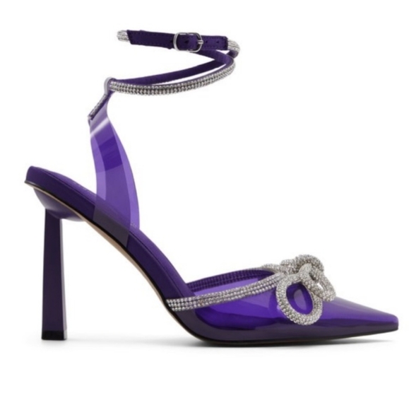 Call It Spring Galaa Lace Up Rhinestone Bow Heels  usa 8   eur 38.5  uk 5.5 - Picture 4 of 13